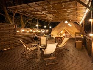 FUREAI GLAMPING & BBQ Luxury tent in Japan