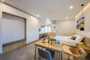 Near Vincomplaza/Quiet Cozy Studio/Jacuzzi rooftop Apartment in Da Nang