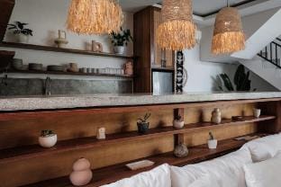 3 bd Villa Big Garden Private Pool + Pandan Views Villa in North Kuta