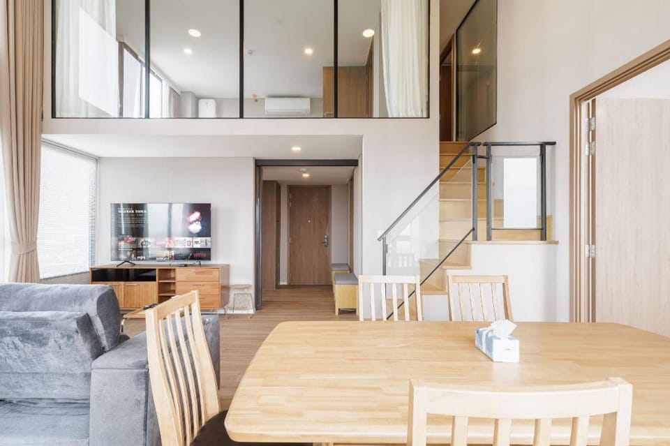 loft 泳池公寓 三房二卫 免费WiFi Apartment in Bangkok
