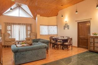 3 Br Harrington Villa | Kitchen| Living room |AC Vacation rental in Himachal Pradesh