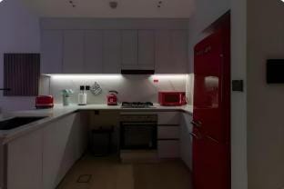 Since 2035 - a futuristic escape in JVC Apartment in Dubai