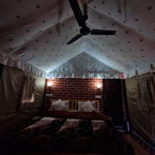 Dhartrek eco camp and cafe Luxury tent in Punjab, India