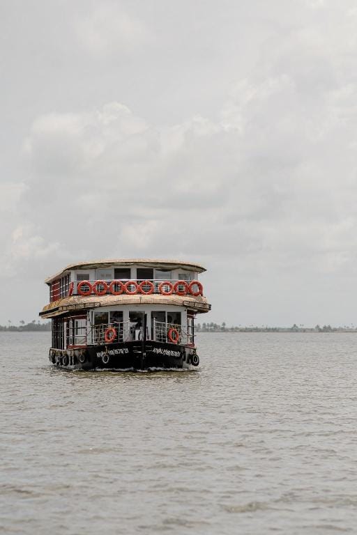 EcoHouseboats Docked boat in Alappuzha