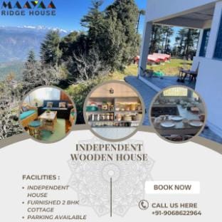 Maayaa Ridge House Vacation rental in Uttarakhand
