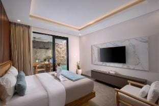3BDR Villa With White Design Near to Airport Vacation rental in North Kuta