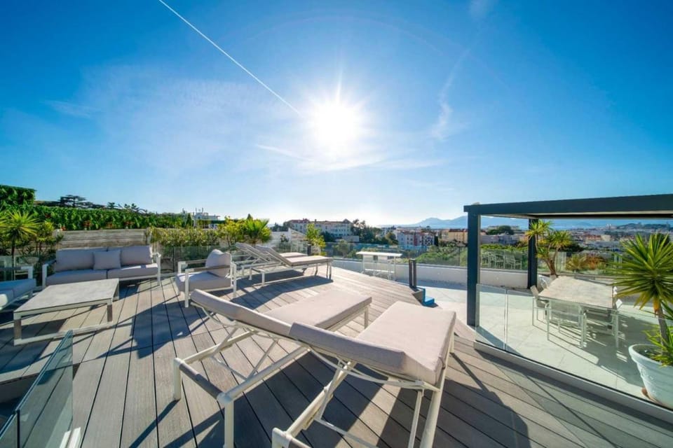 Sumptuous terrace apartment - Cannes - Sea view Apartment in Cannes