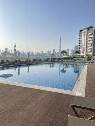 Luxury studio with pool and burj khalifa view  Apartment in Dubai