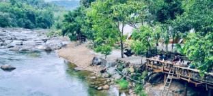 Hòn Bà Valley-Natural Stream pool (Bãi tắm suối) Luxury tent in Khanh Hoa Province
