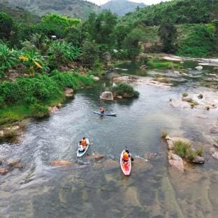 Hòn Bà Valley-Natural Stream pool (Bãi tắm suối) Luxury tent in Khanh Hoa Province