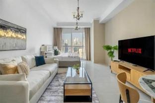Elegant Studio w/ Partial sea View in Business Bay Vacation rental in Dubai