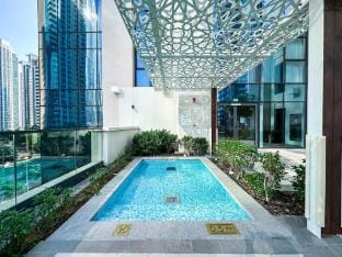 Unique Burj Khalifa View 3BR Condo On Top Floor Apartment in Dubai