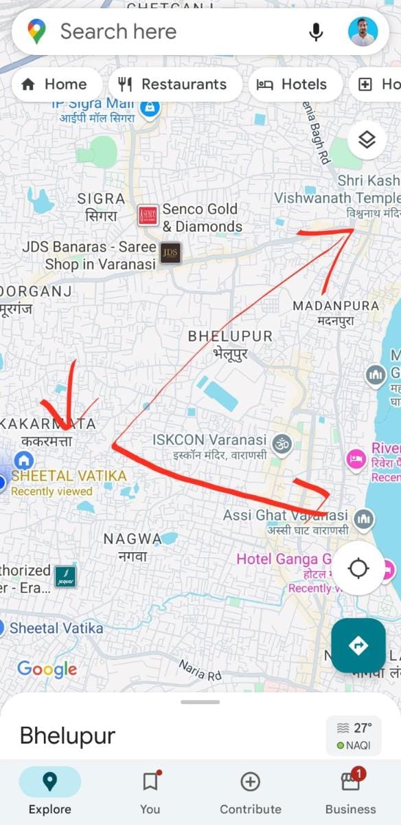 DHARAMSHALA Group KASHI VISWANATH JYOTIRLING Vacation rental in Varanasi