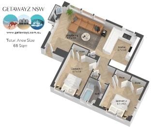 Bridgeview - Luxury 2 Bedroom Apartment Vacation rental in Sydney