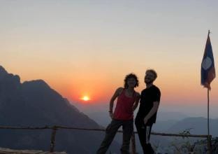 Overnight Camping At Nong khiaw View point Campground/ 
RV Resort in Luang Prabang Province, Laos