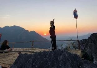 Overnight Camping At Nong khiaw View point Campground/ 
RV Resort in Luang Prabang Province, Laos
