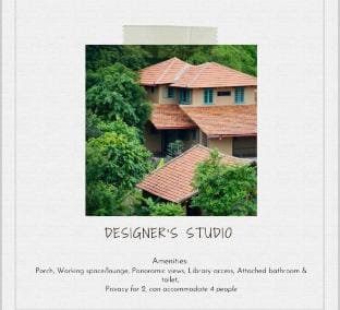 Swa vana- "The forest within" - Designer’s studio  Vacation rental in Karnataka