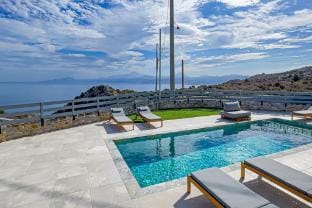 Gianna's Panoramic Seaview Twin Villas with pools Villa in Crete Region