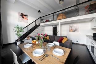 Duplex loft-apart with balcony Vacation rental in Prague