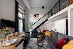 Duplex loft-apart with balcony Vacation rental in Prague