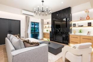 Stylish 5BR Poolhouse + Theater | 2mins to BTS Vacation rental in Bangkok