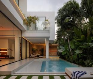 NEW!Ultra Luxe designer villa/With sauna/Canggu #7 Villa in North Kuta