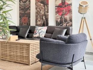 Stylish apartment | Outdoor seating M01 Vacation rental in Riyadh