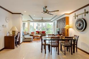 Fabulous 150sqm, 2 bed Condo - 5 min walk to beach Vacation rental in Phuket