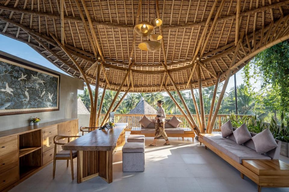 Emana Bambooscape Villa in Sukawati