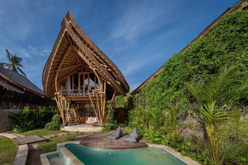 Emana Bambooscape Villa in Sukawati