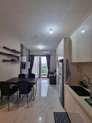 Apartment 2 Bedroom 1 Bathroom at Sky House BSD Apartment in West Java
