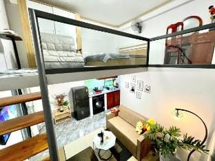 Modern Studio w Balcony and Kitchen Apartment in Cambodia