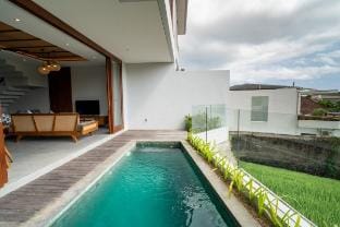 Tranquil Ricefield view: 2BR in Canggu Vacation rental in North Kuta