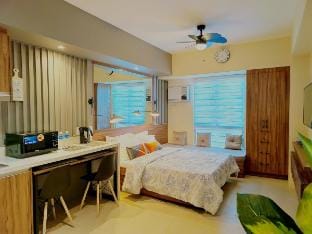 Avida Riala 2214 T3 IT Park 355Mbps WiFi Queen Bed Apartment in Lapu-Lapu City