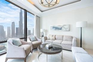 2 BR High Floor -  Burj Khalifa and Fountain View Vacation rental in Dubai