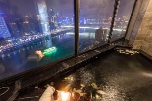 FANXI&无边汤池/汤屋/近解放碑/落地窗 一居大床房 Apartment in China