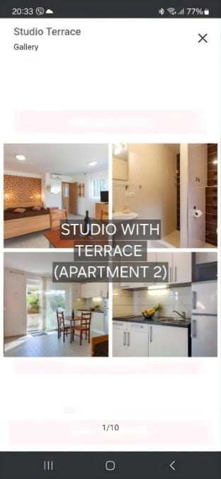Studio Apartment, Terrace -  #2 Vacation rental in Okrug Gornji