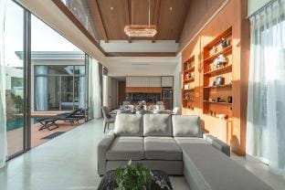 Quiet Glamour Oasis - 4BR Poolside Sanctuary V186 Villa in Choeng Thale
