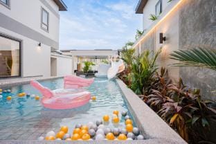 Best Fun Pool Villa วิลล่าพัทยาใกล้หาดจอมเทียน  Villa in Pattaya City
