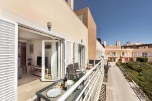 Sea View CabanasGardens PoolBalcony 1Floor Apartment in Cabanas de Tavira