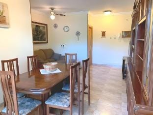 Platanera, ground floor terrce and commun area Apartment in Calafell