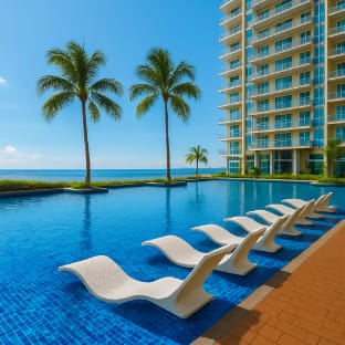 2BR Cityview Luxury w/ Balcony by Okada Apartment in Pasay