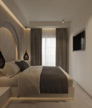 Modern Room with Castle and Sea View on 2nd Floor Vacation rental in Rhodes, Greece