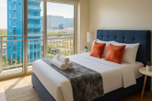 Modern 2BR | Balcony | Near MOA + Okada Manila Apartment in Pasay