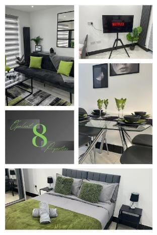 Urban 2 Bed Oasis Croydon, Sleeps 6 Apartment in Croydon