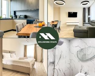 2BR Business Suite | Fitness Access Apartment in Plovdiv