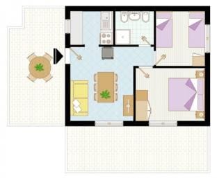 Comfortable House in a Quiet Bibione Neighborhood Apartment in Bibione