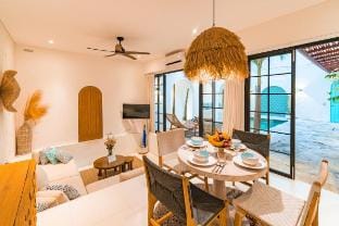Peaceful 2BR Villa Canggu w/Rooftop & Rice Field Villa in North Kuta