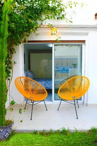 The patio of CaboNegro - 250m from the beach Vacation rental in Tangier-Tétouan-Al Hoceima