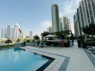 Grande 907 2 BHK Full Burj Khalifa & Fountain View Apartment in Dubai
